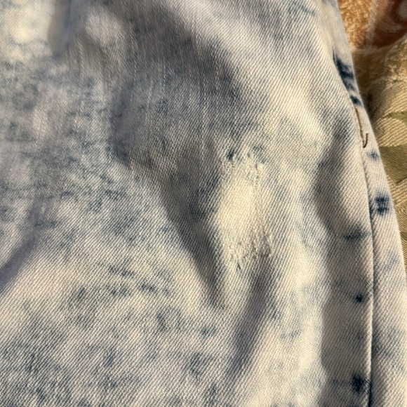 BLUE FAITH. Distressed Jean Skirt. Button Closure. Size Small. Two front… - Picture 12 of 14